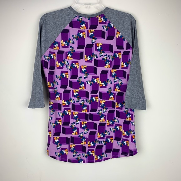 Disney LuLaRoe Donald Duck Randy Tee Sz S - Picture 2 of 5